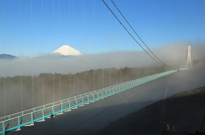 三島スカイウォークの吊り橋